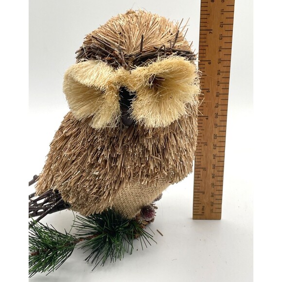 Large Holiday Sisal Bristle Buri Brush Animal Woodland Figures 8" Tall CHOOSE 1 - Picture 15 of 16